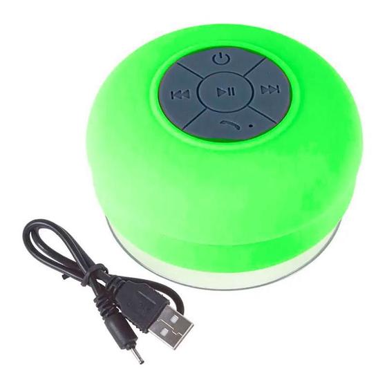 Imagem de Mini Caixa De Som À Prova D'Água Bluetooth Usb Verde