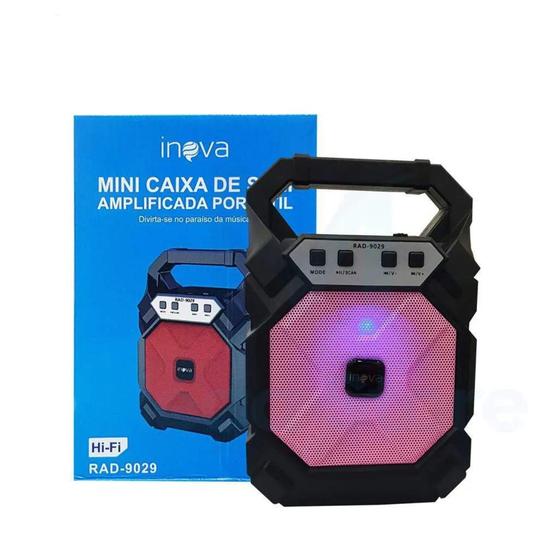 Imagem de Mini Caixa De Som Amplificada Portátil RAD-9029 Inova