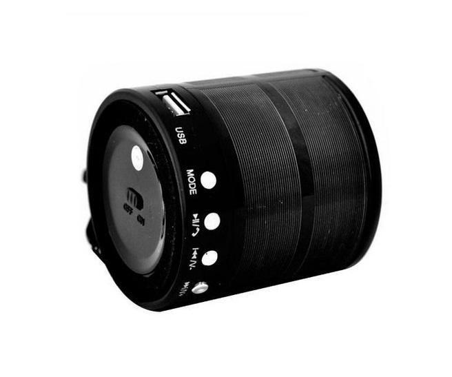 Imagem de Mini Caixa De Som Portátil Speaker Ws-887 - Preto