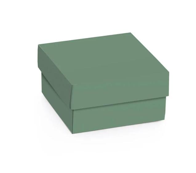 Imagem de Mini Caixa Quadrada (Tema: Natural Green - Tamanho: P) - Contém 1 Unidade