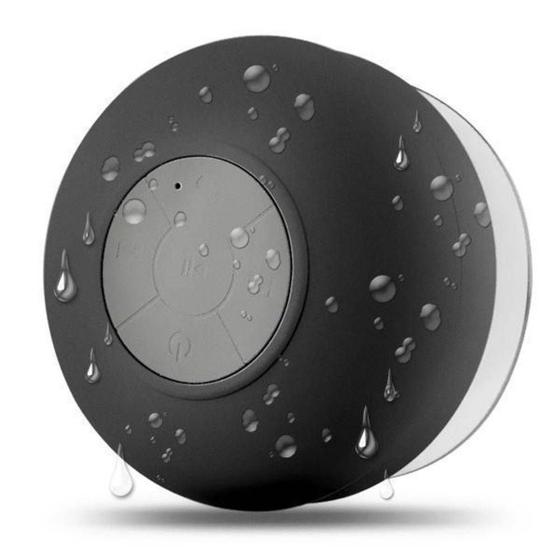 Imagem de Mini Caixinha De Som Portátil Bluetooth Prova D'água Preta