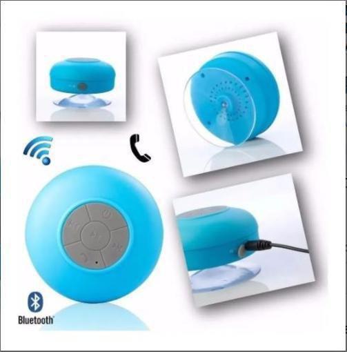 Imagem de Mini Caixinha Som Bluetooth Portátil Prova Água Ventosa