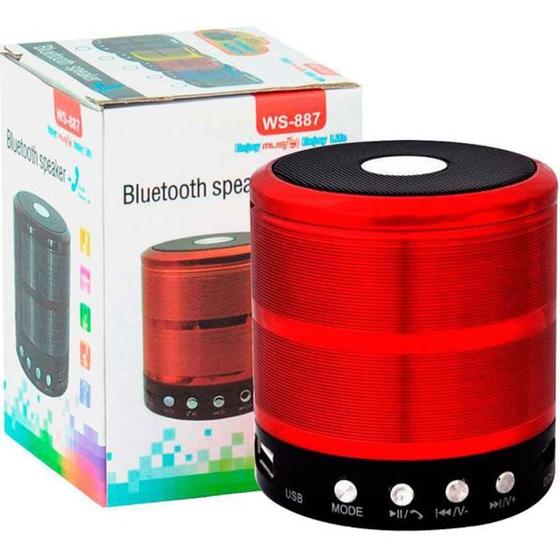 Imagem de Mini Caixinha Som Bluetooth Portátil Usb Micro Sd Rádio Fm