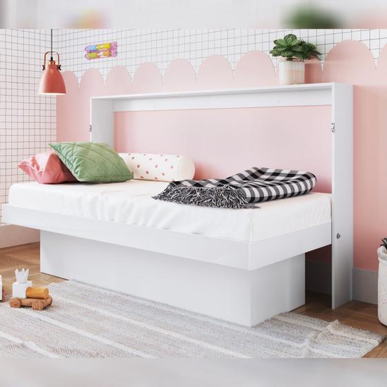 Imagem de Mini Cama Articulável Horizontal Solteiro com Mesa de Estudo Young