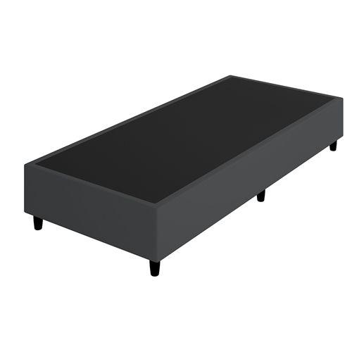 Imagem de Mini Cama Box Base Bi Partida Suede 70X150cm