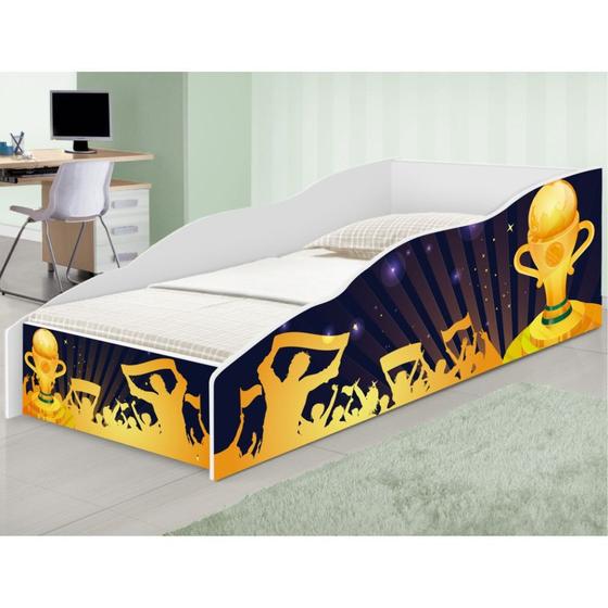 Mini Cama Club Campeão da Bola Menor preço em Mini Cama Club Campeão da Bola