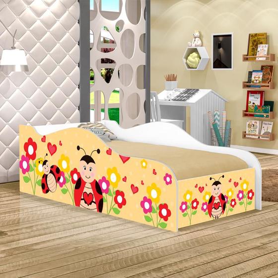 Imagem de Mini Cama Fun Joaninha Infantil Com Colchão