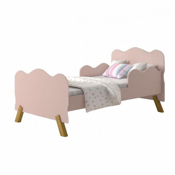 Imagem de Mini Cama Infantil Angel 150x70 Rose VJ Moveis