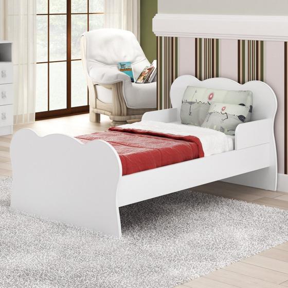 Imagem de Mini Cama Infantil com Proteção Lateral Arco-íris DJD Móveis