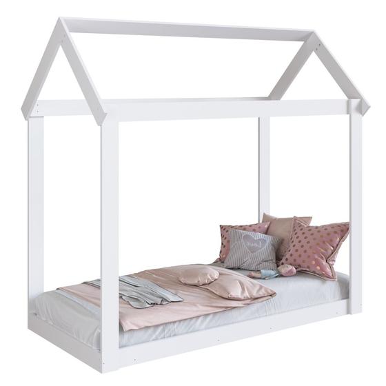 Imagem de Mini Cama Infantil Montessoriana Meu Fofinho A05 Branco - Mpozenato