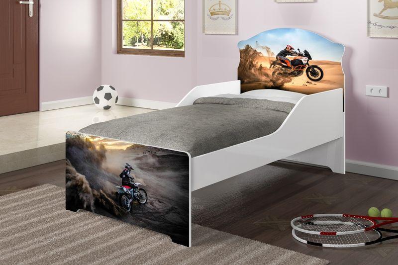 Mini Cama Infantil Moto Cross, Cama Menino Menor preço em Mini Cama Infantil Moto Cross, Cama Menino