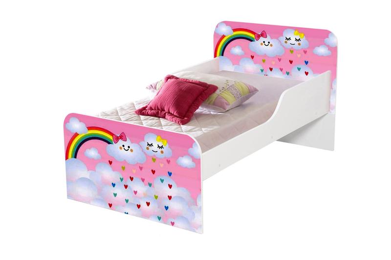 Imagem de Mini cama infantil nuvem c/colchao