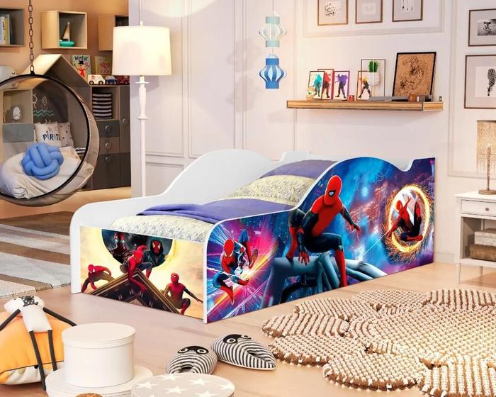 Imagem de Mini Cama Juvenil Infantil Para Crianças - Homem Aranha