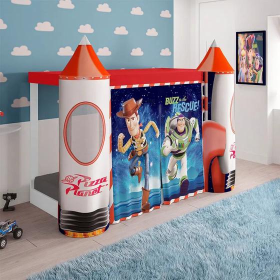 Imagem de Mini Cama Montessoriana com Dossel Toy Story Disney Pura Magia