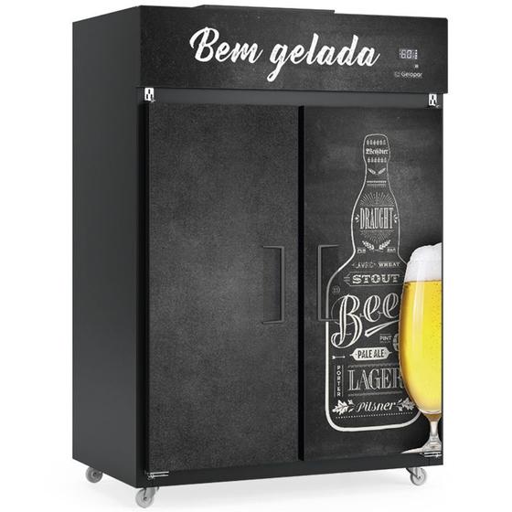 Imagem de Mini Câmara de Bebidas Porta Dupla GMCB2P Gelopar