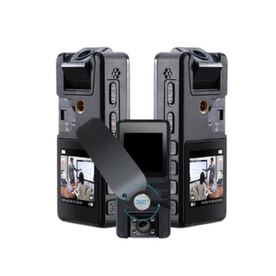 Imagem de Mini Câmera Áudio Vídeo Tela Display Gravação Alta Qualidade BodyCam
