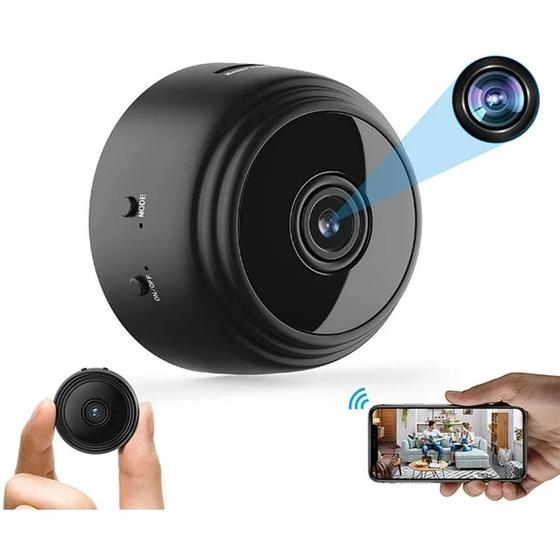 Imagem de Mini Câmera Com Visão Noturna Gravador de Voz Wi-Fi Sensor