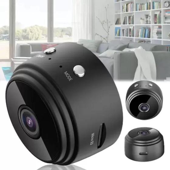 Imagem de  Mini Câmera com visão noturna Wifi Espiã 1080P Sem FioA9