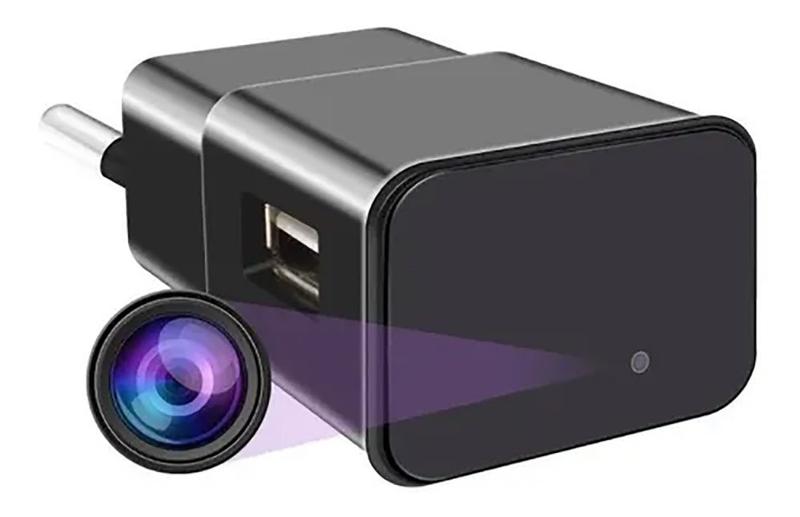 Imagem de Mini Camera Escondida em Formato de Carregador Tomada Segurança Z15 Wifi Full hd Filmadora Secreta