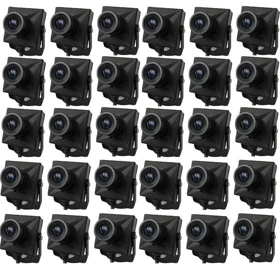 Imagem de Mini Camera Espia Discreta Kit 30 Uni CCD CMOS CCTV  Filmagem Espionagem Monitoramento Segurança