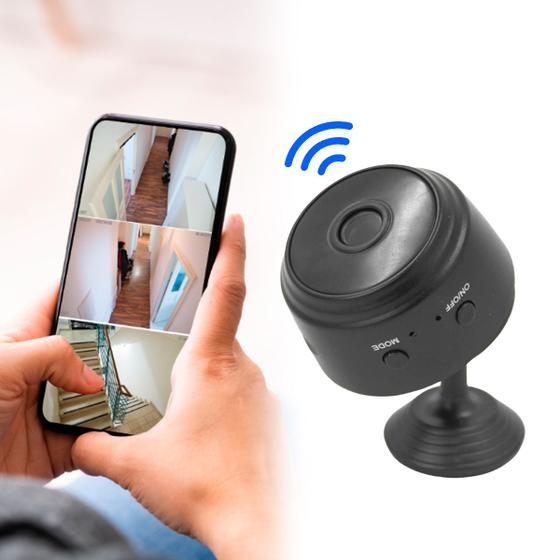 Mini Câmera Espiã Grava Vídeo Foto App Visão Noturna Magnética Menor preço em Mini Câmera Espiã Grava Vídeo Foto App Visão Noturna Magnética
