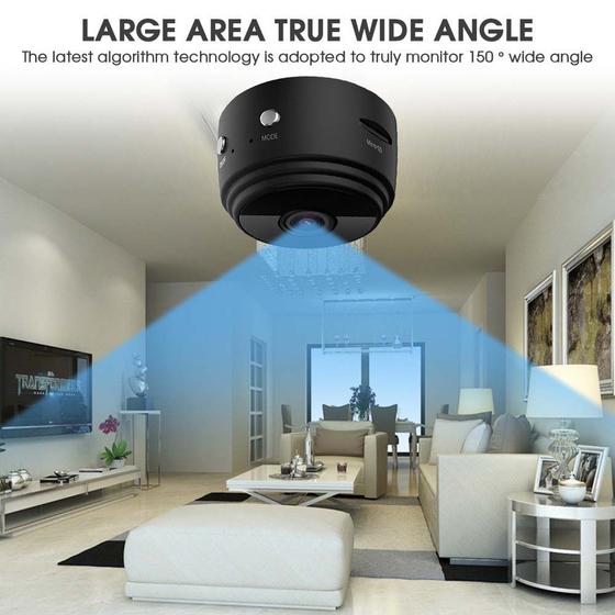 Imagem de Mini Câmera Espiã Visão A9 Noturna Com Gravador De Voz Wifi