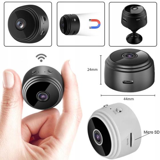 Imagem de Mini Câmera Espiã Wifi Hd 1080p Babá Escondida Envio já