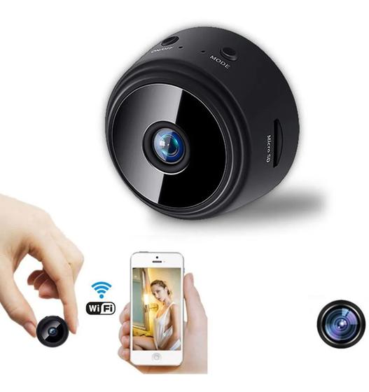 Imagem de Mini Câmera Espiã Wifi Ip A9 Visão Noturna Com Gravador De Voz Wifi