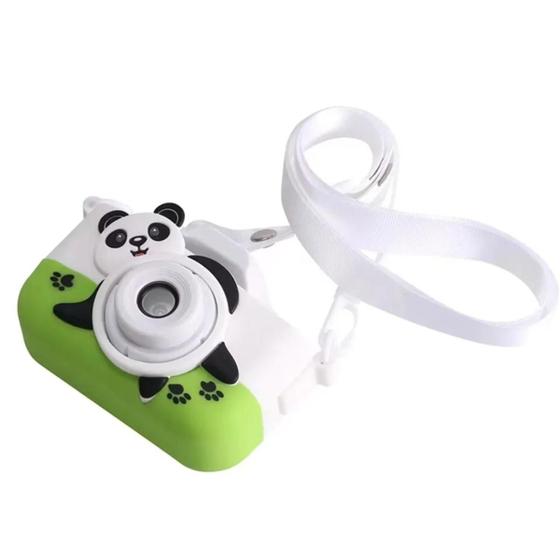 Imagem de Mini Câmera Infantil Digital Panda Fotografia Brinquedo Criança Recarregável HD 1080mp Anti-Queda