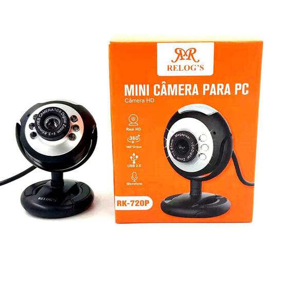 Imagem de Mini Câmera Para Pc Relog's Com Microfone HD
