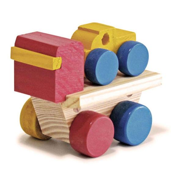 Imagem de Mini caminhão cegonha - wood toys - 86
