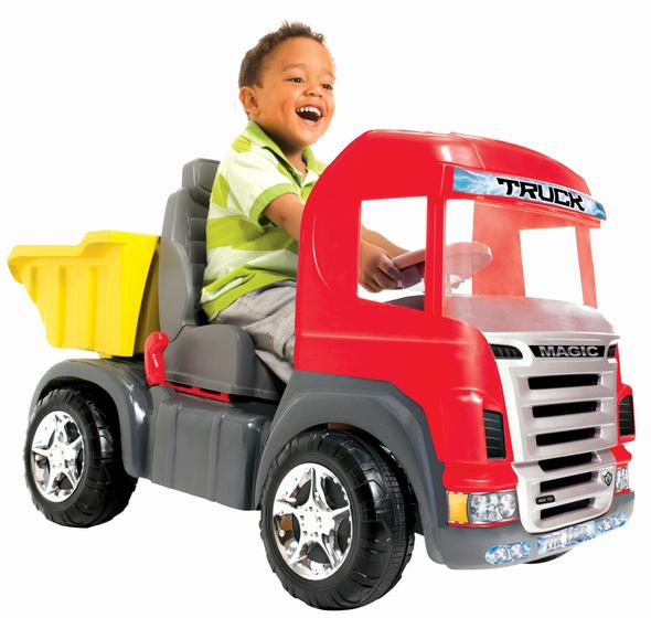 Imagem de Mini Caminhão Truck Caçamba Pedal Infantil Menino 