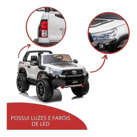 Imagem de Mini Caminhonete Elétrica Hilux Importway BW190BR Branco