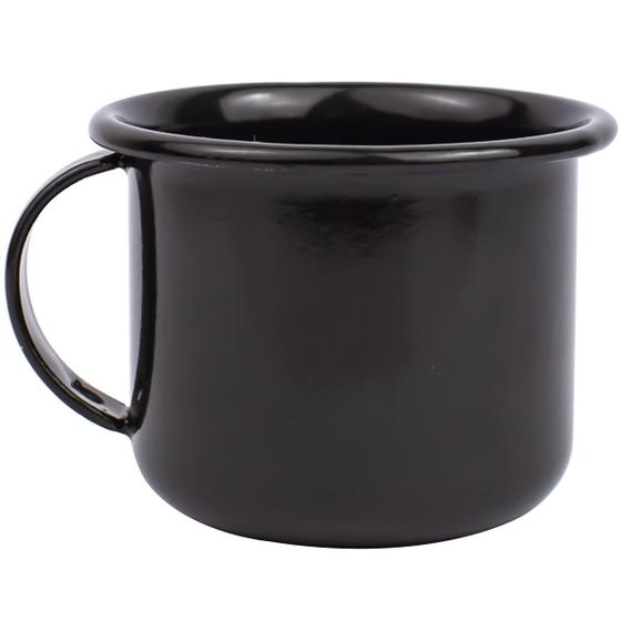Imagem de Mini Caneca Esmaltada Com Alça 90ml Xícara Em Ágata Para Café Esmaltados Silva
