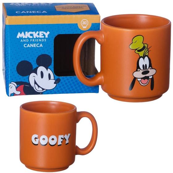 Mini Caneca Pateta Laranja Café Expresso Empilhável Cerâmica 100ML Oficial Disney Menor preço em Mini Caneca Pateta Laranja Café Expresso Empilhável Cerâmica 100ML Oficial Disney