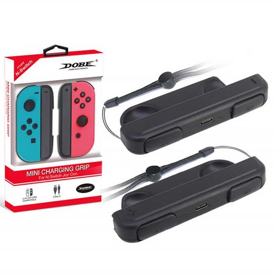Imagem de Mini Carregador Grip Controle Joy-con Nintendo Switch Dobe