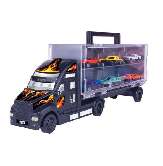 Imagem de Mini Carreta Com 6 Carrinhos 7305 - Braskit