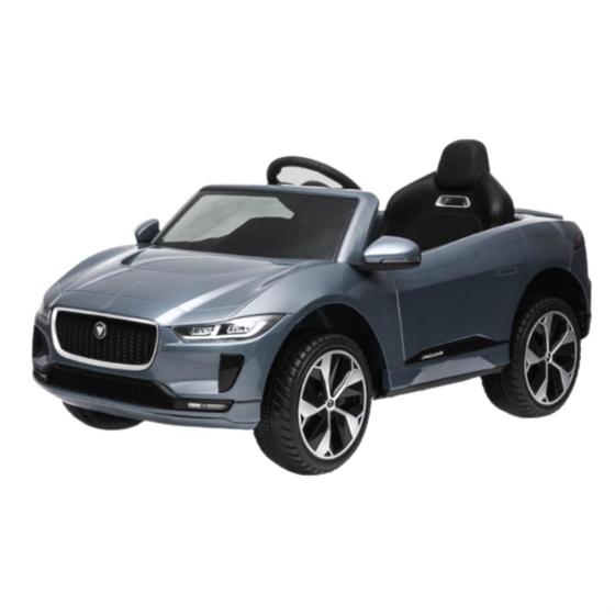 Imagem de Mini Carro Eletrico Infantil 12v Jaguar Licenciado Cinza