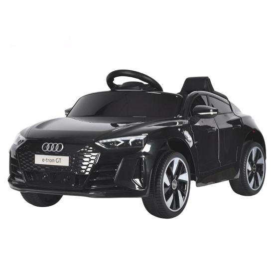 Imagem de Mini Carro Elétrico Infantil Audi Etron Gt Bateria 6V Preto Motorizado Controle Importway Bw-273pt