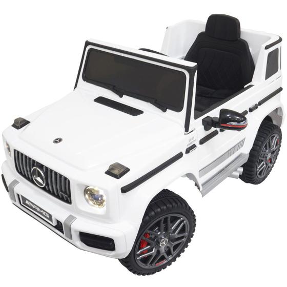 Imagem de Mini Carro Elétrico Infantil Criança 12V Mercedes G63 Amg Controle Remoto Motorizado Brinqway BW-124