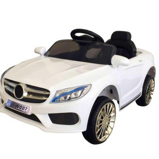 Imagem de Mini Carro Elétrico Infantil Importway 6V BW007BR - Branco