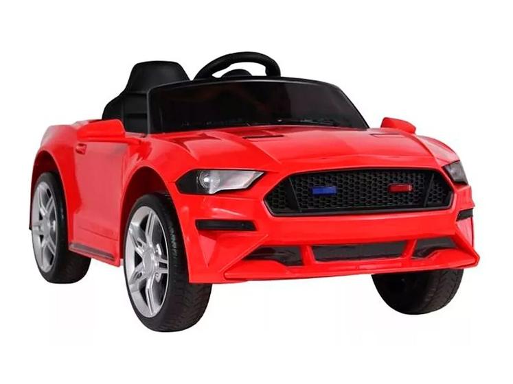 Imagem de Mini Carro Elétrico Infantil Mustang 6V Até 25 kG Luz Som Com Controle