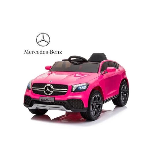 Imagem de Mini carro eletrico mercedes benz glc coupe concept 12v rosa - importway
