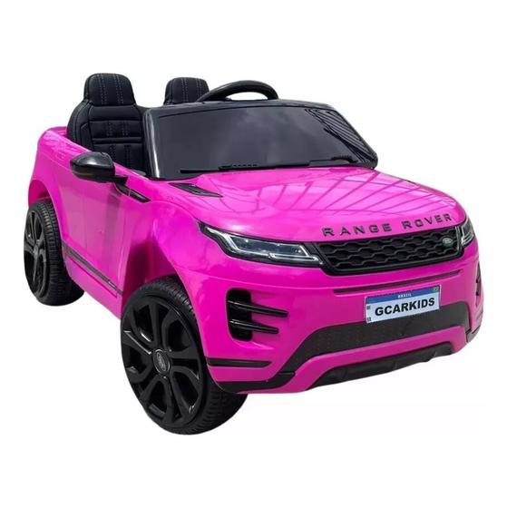 Imagem de Mini carro eletrico range rover evoque 12v rosa - importway