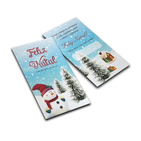 Imagem de Mini Cartão De Natal Alaska Pacote c/ 100
