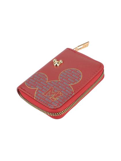 Imagem de Mini Carteira Mickey Mouse Porta Cartões Ca27884 Vermelho