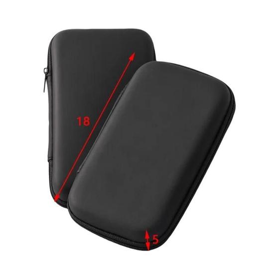 Imagem de Mini Case de Armazenamento Portátil para Fones de Ouvido - Couro Artificial