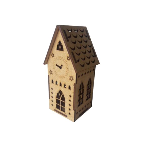 Imagem de Mini Casinha Torre Do Relógio 15x7x6cm