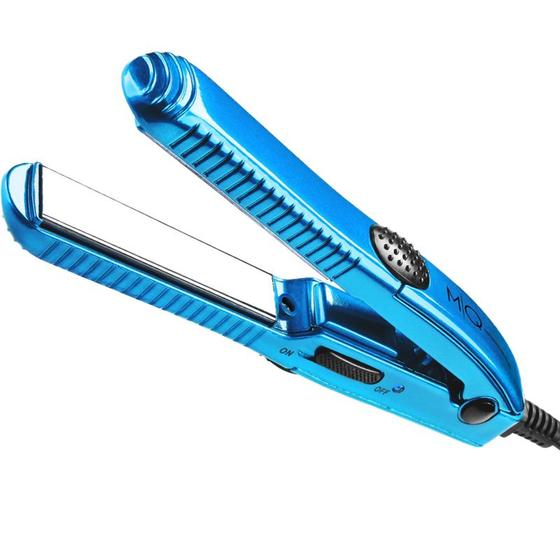 Imagem de Mini Chapinha De Cabelo Profissional MQ Titanium Azul Bivolt