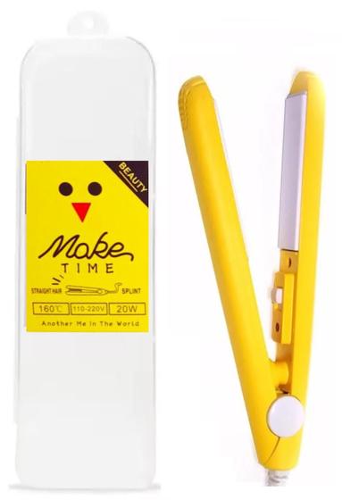 Imagem de Mini Chapinha Prancha De Bolsa Portátil Cabelo Bivolt c/Case